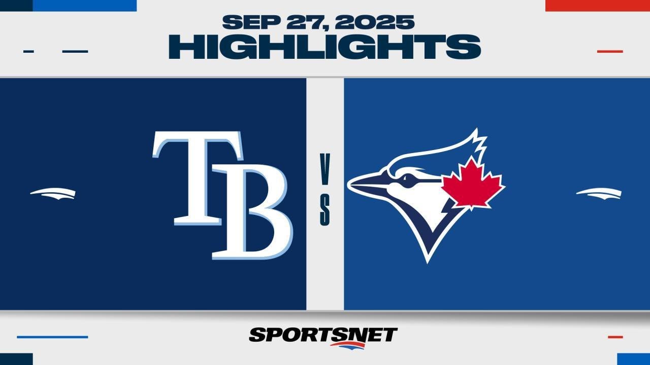 MLB Highlights | Rays vs. Blue Jays - September 27, 2025