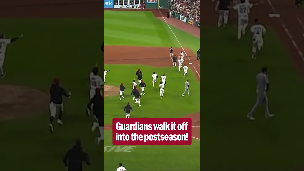 The Guardians are going to the postseason! 🔥