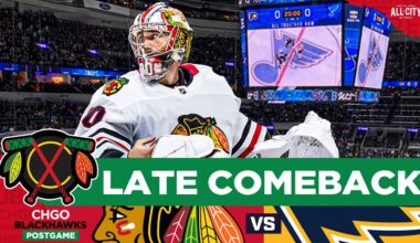Hawks Score LATE COMEBACK vs Blues for First Preseason Win | CHGO Blackhawks Podcast