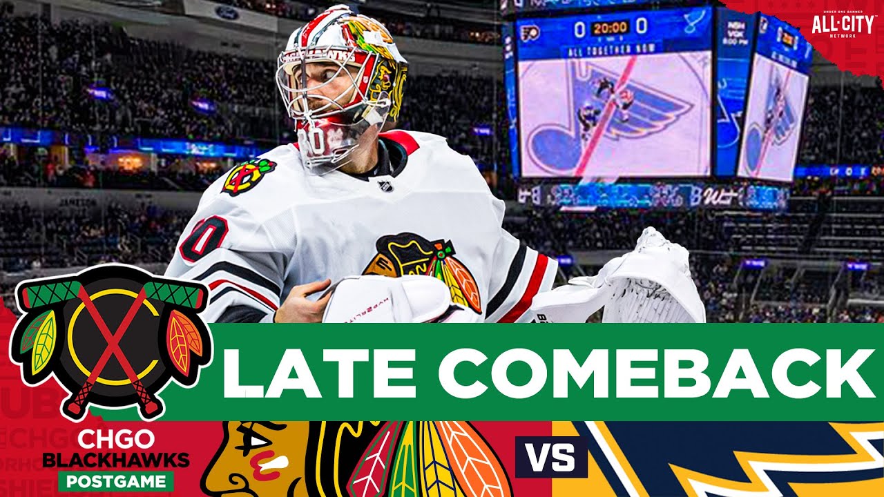 Hawks Score LATE COMEBACK vs Blues for First Preseason Win | CHGO Blackhawks Podcast