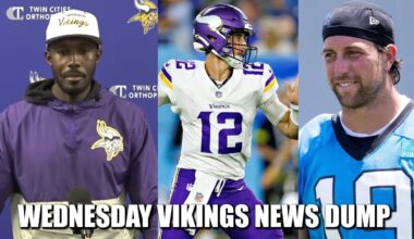 Minnesota Vikings News Dump (8.27.2025) | First 53 Man Roster Set, SEVEN UDFAs, Impasse with Thielen