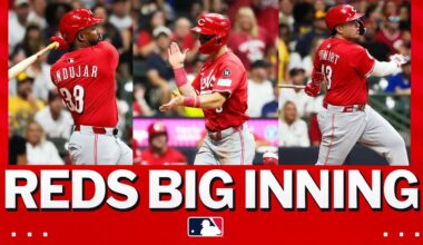 CINCINNATI WANTS OCTOBER! 😤 The Reds score six runs in the 3rd inning against the Brewers! 🔥