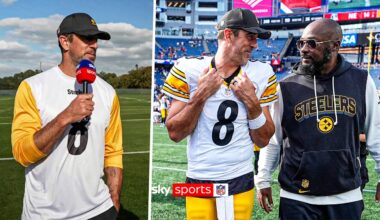 Aaron Rodgers PREVIEWS Steelers vs Vikings in Dublin and discusses life as a Steeler 💭