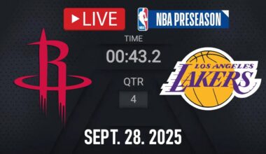 NBA LIVE! Los Angeles Lakers vs Houston Rockets LIVE | NBA PRESEASON | Sept. 28, 2025 | 2K26