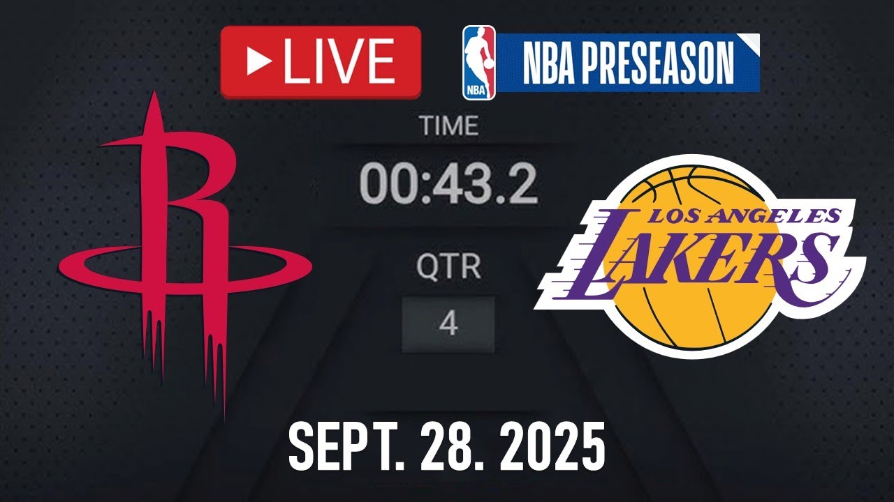NBA LIVE! Los Angeles Lakers vs Houston Rockets LIVE | NBA PRESEASON | Sept. 28, 2025 | 2K26