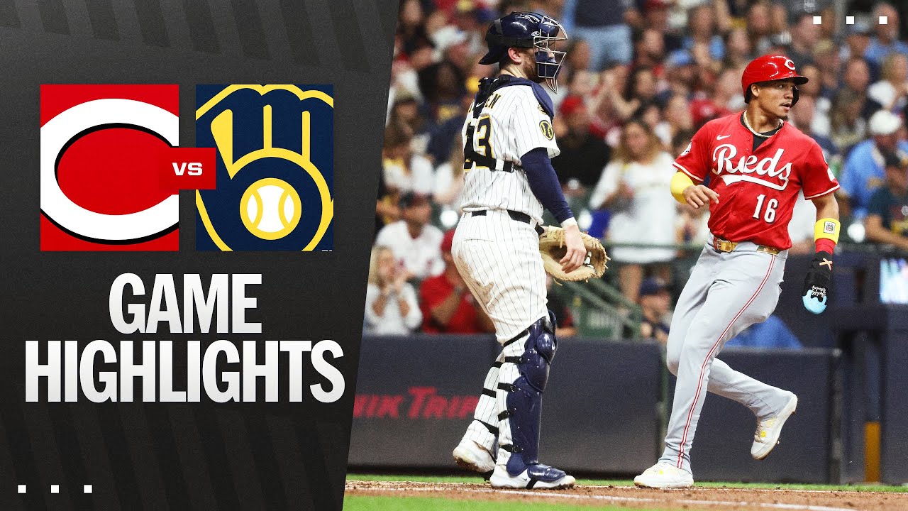 Reds vs. Brewers Game Highlights (9/27/25) | MLB Highlights