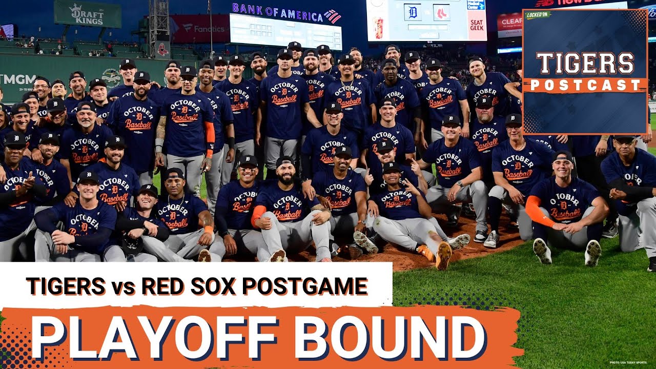 TIGERS POSTCAST: PLAYOFF BOUND! Detroit Tigers CLINCH POSTSEASON BIRTH, Beat Boston Red Sox