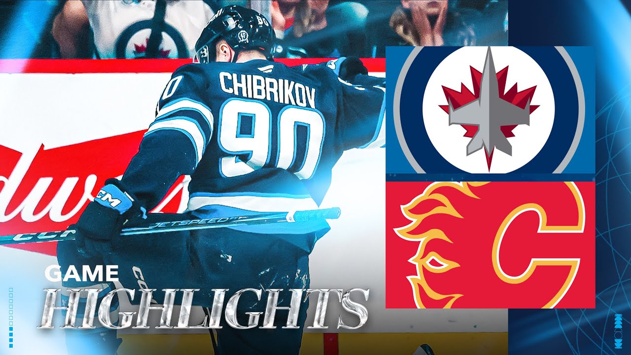Winnipeg Jets vs. Calgary Flames - Game Highlights