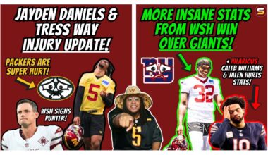 🚨Jayden Daniels & Tress Way Injury Updates! Signed New Punter! | INSANE STATS From WSH vs Giants Win