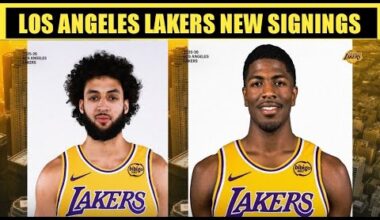 The Los Angeles Lakers have signed Anton Watson and Nate Williams (Highlights)