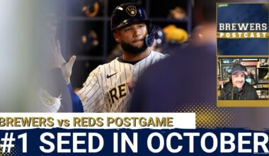BREWERS POSTCAST: Brewers CLINCH #1 Seed Despite 7-4 Loss | Perspective on a Rollercoaster Season