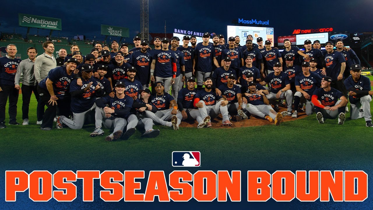 CLINCHED! The Tigers are heading to the postseason for the second consecutive season! 🐅