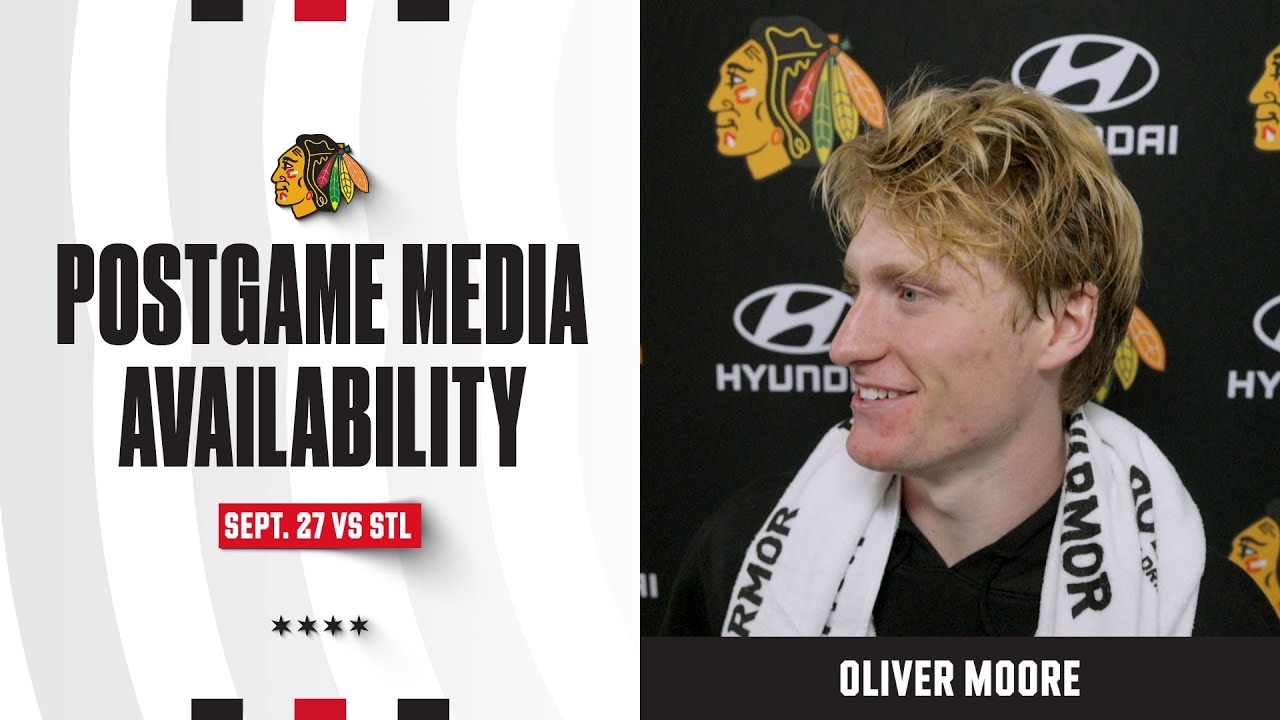 Oliver Moore on Unique Goal | Chicago Blackhawks
