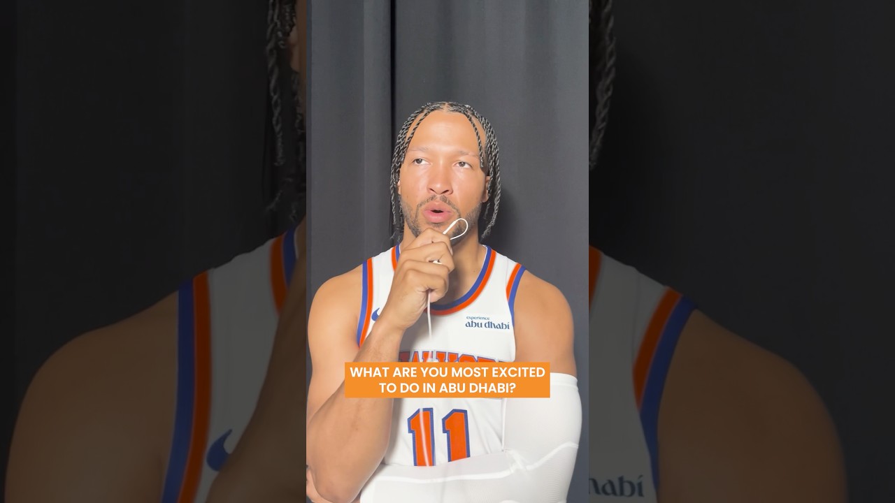 otw! #knicks basketball in #AbuDhabi📍#nba #basketballshorts #traveling