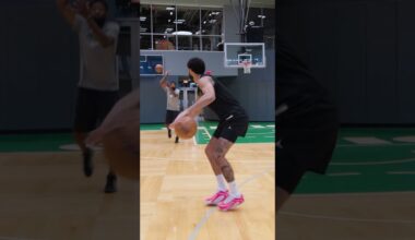 Jayson Tatum is back on the court 👀 #celtics #nba #shorts