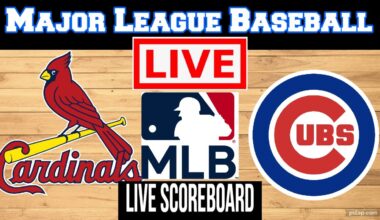 Live: St. Louis Cardinals Vs Chicago Cubs | MLB | Live Scoreboard | Play by Play