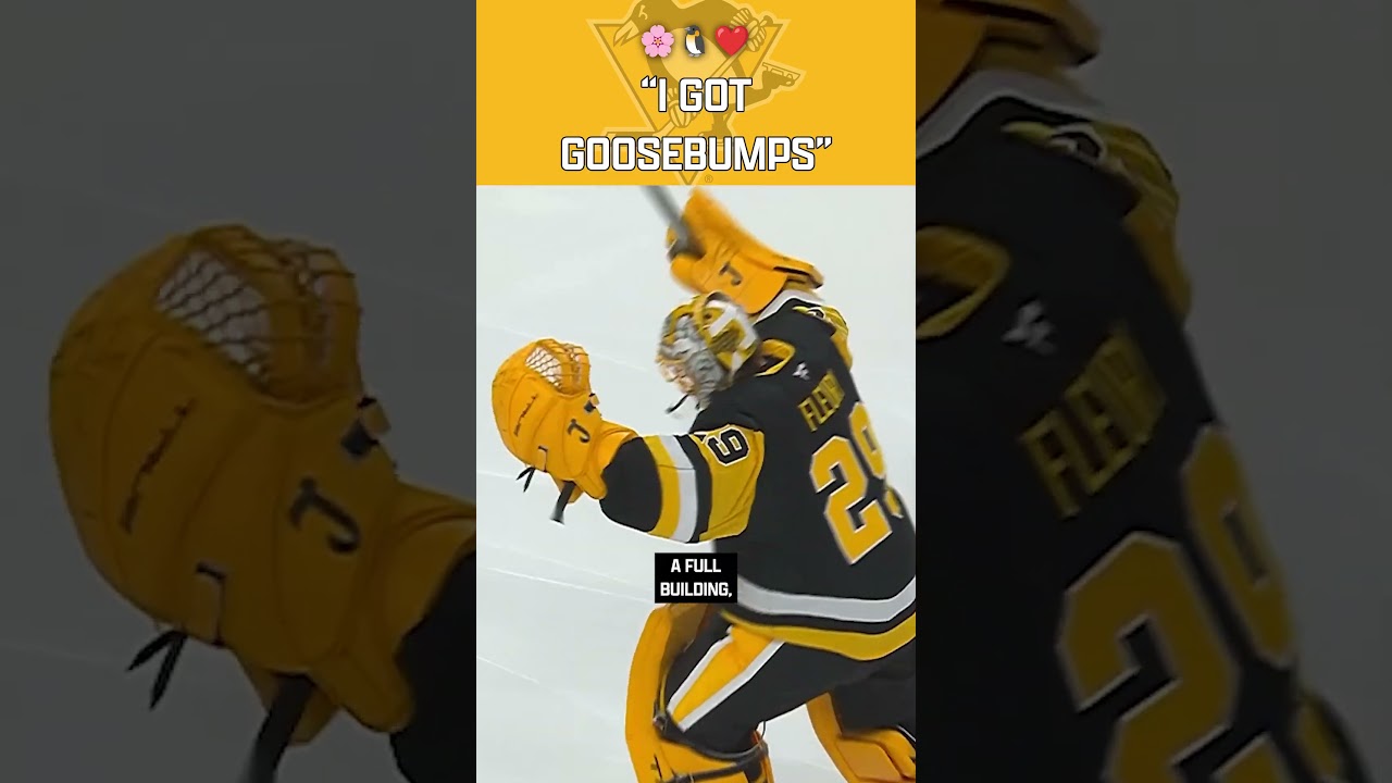 Fleury on His Night in Pittsburgh 🌸❤️