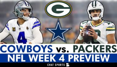 Dallas Cowboys vs. Green Bay Packers: Injury News, Matchups & Players To Watch | NFL Week 4 Preview