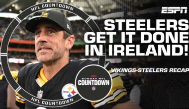 They FINALLY look like the Steelers! - Rex Ryan on Ireland win over Vikings | NFL Countdown