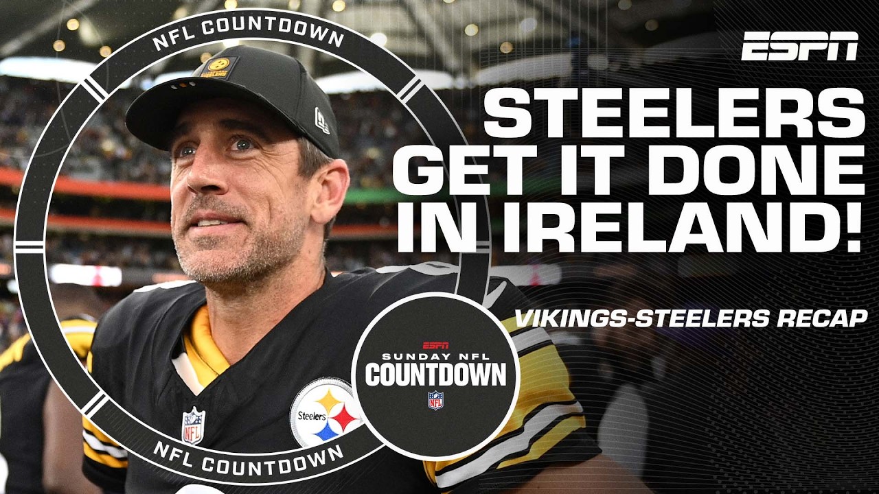 They FINALLY look like the Steelers! - Rex Ryan on Ireland win over Vikings | NFL Countdown