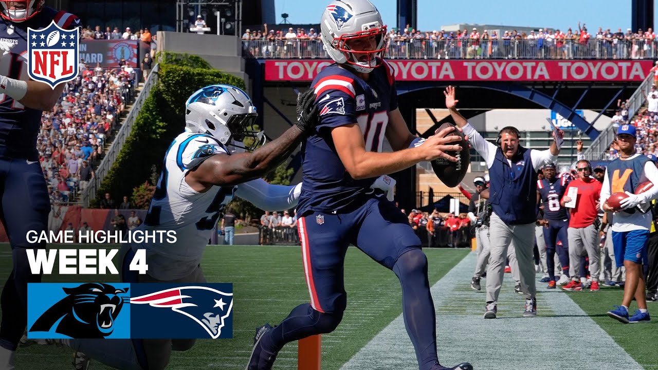 Carolina Panthers vs. New England Patriots Game Highlights | 2025 NFL Season Week 4
