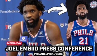 Joel Embiid speaks at Media Day | Philadelphia 76ers Presser