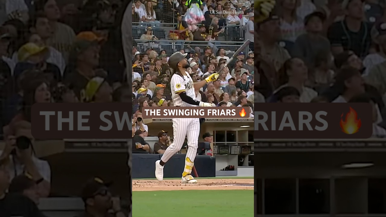 The Swinging Friars 🔥 #mlb #sportshighlights #sports #baseball #sandiegopadres #homerun