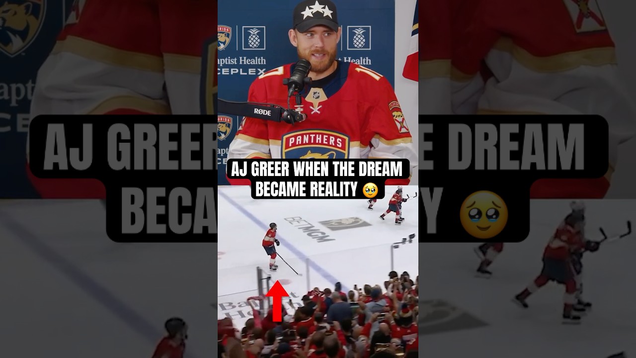 The moment a dream became reality.