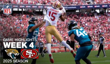 Jacksonville Jaguars vs. San Francisco 49ers Game Highlights | NFL 2025 Season Week 4