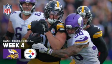 Minnesota Vikings vs. Pittsburgh Steelers Game Highlights | 2025 NFL Season Week 4