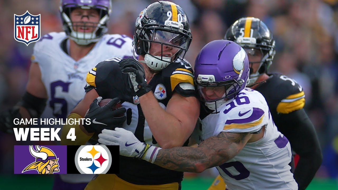 Minnesota Vikings vs. Pittsburgh Steelers Game Highlights | 2025 NFL Season Week 4