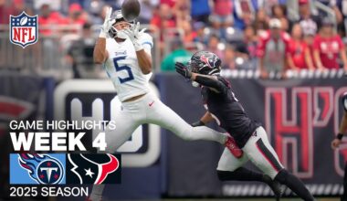 Tennessee Titans vs Houston Texans Game Highlights | NFL 2025 Season Week 4