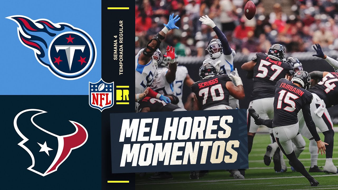 SEMANA 4 | Tennessee Titans vs Houston Texans | Melhores Momentos | NFL 2025