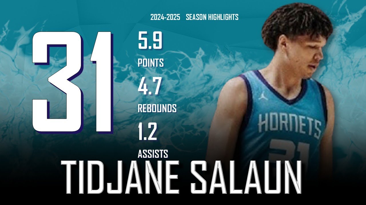 Tidjane Salaun || 2024-2025 Charlotte Hornets Highlights