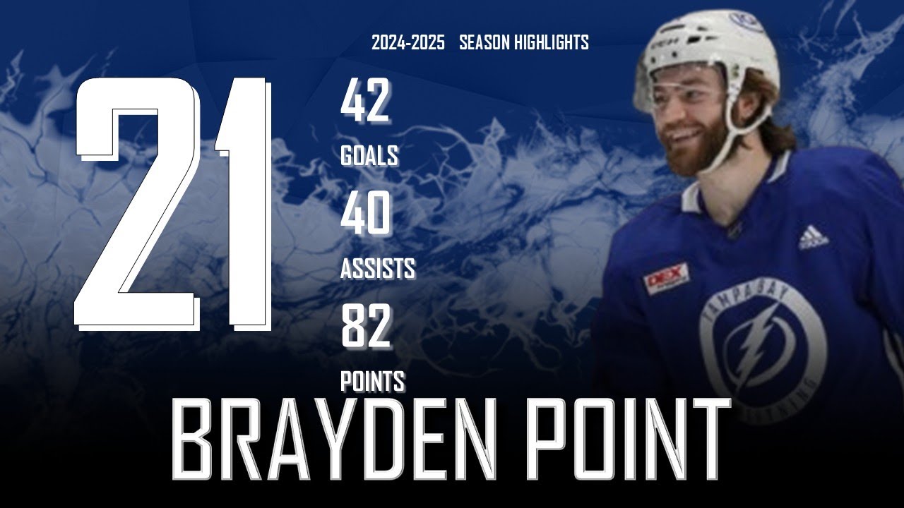 Brayden Point || 2024-2025 Tampa Bay Lightning Highlights