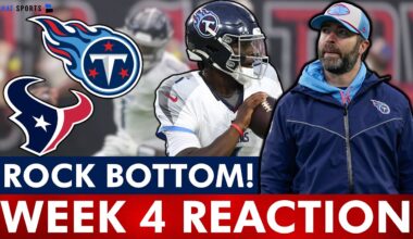 UTTER DISGRACE! Tennessee Titans Get Blown Out By The Houston Texans 26-0 In NFL Week 4 | Reaction