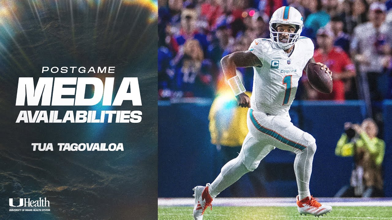 QB Tua Tagovailoa meets with the media after #MIAvsBUF | Miami Dolphins