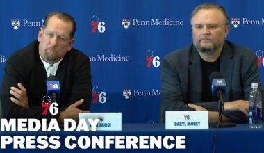 Philadelphia 76ers Media Day | Coach Nurse and Daryl Morey | 09.26.25