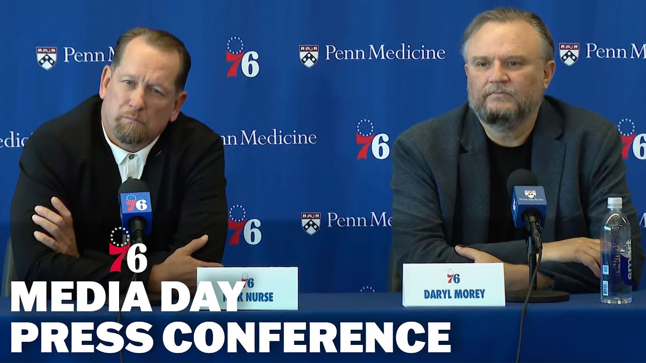 Philadelphia 76ers Media Day | Coach Nurse and Daryl Morey | 09.26.25