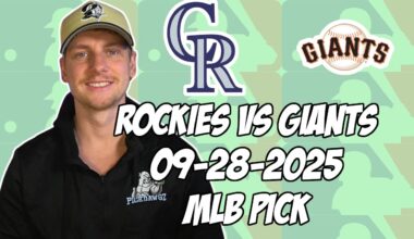 San Francisco Giants vs Colorado Rockies 9/28/25 MLB Pick & Prediction | MLB Betting Tips