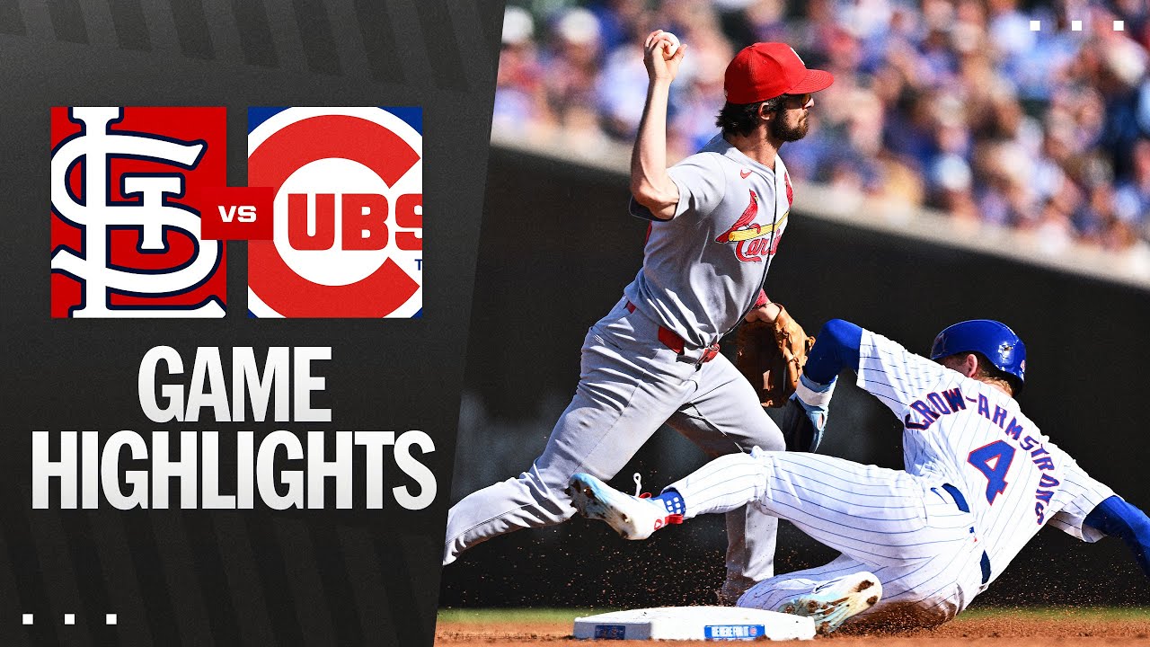 Cardinals vs. Cubs Game Highlights (9/28/25) | MLB Highlights