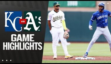 Royals vs. A's Game Highlights (9/28/25) | MLB Highlights
