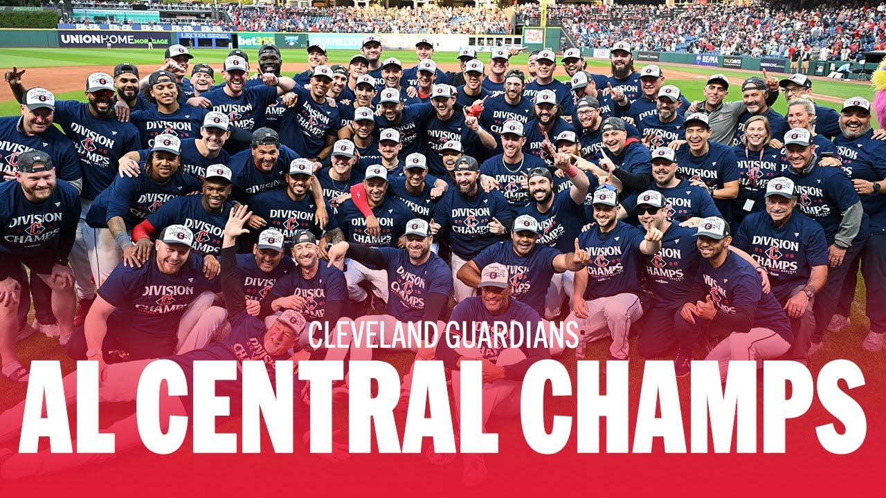 2025 AL Central Champions: Cleveland Guardians