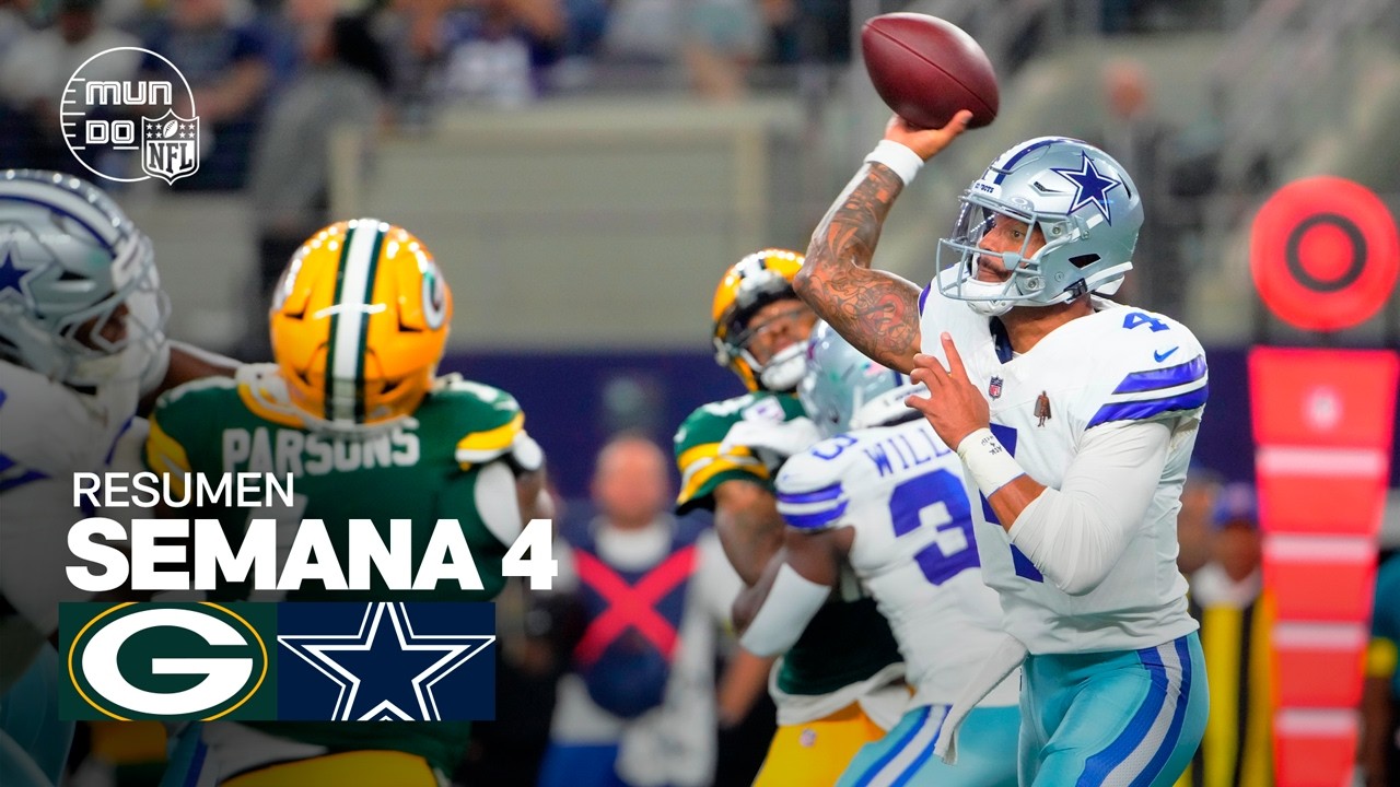 Green Bay Packers vs. Dallas Cowboys | Resumen NFL en español - Semana 4 | NFL Highlights 2025