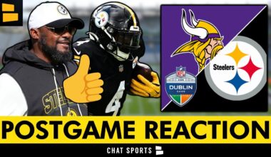Steelers News: POSTGAME REACTION After 24-21 WIN vs. The Vikings | Now THAT’S More Like It!