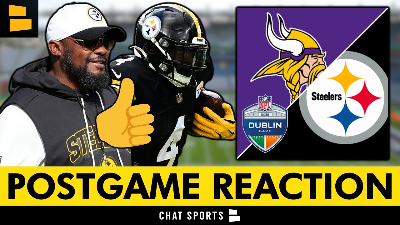 Steelers News: POSTGAME REACTION After 24-21 WIN vs. The Vikings | Now THAT’S More Like It!