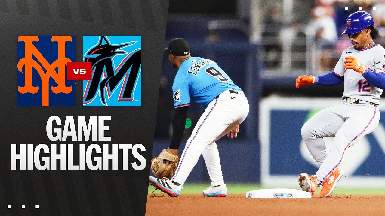 Mets vs. Marlins Game Highlights (9/28/25) | MLB Highlights