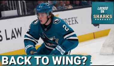 Will Smith SHOCKINGLY Moved Back to Wing | Is Michael Misa the NEW 2C for Sharks?