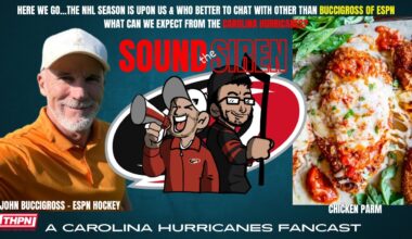John Buccigross Joins Sound the Siren! | Canes Talk, Chicken Parm, & Bucci Madness 🌪️🏒