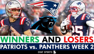 New England Patriots Winners & Losers vs. Panthers NFL Week 4 Ft. Drake Maye & Marcus Jones